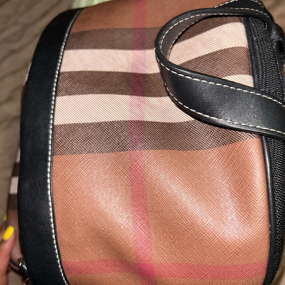 Burberry backpack leather with plaid pattern - Picture 14 of 15